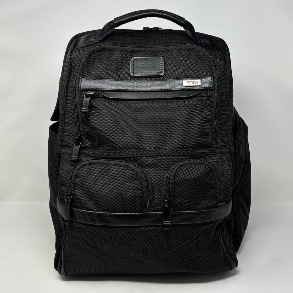 Tumi Alpha Compact Laptop Brief Pack Backpack - Black